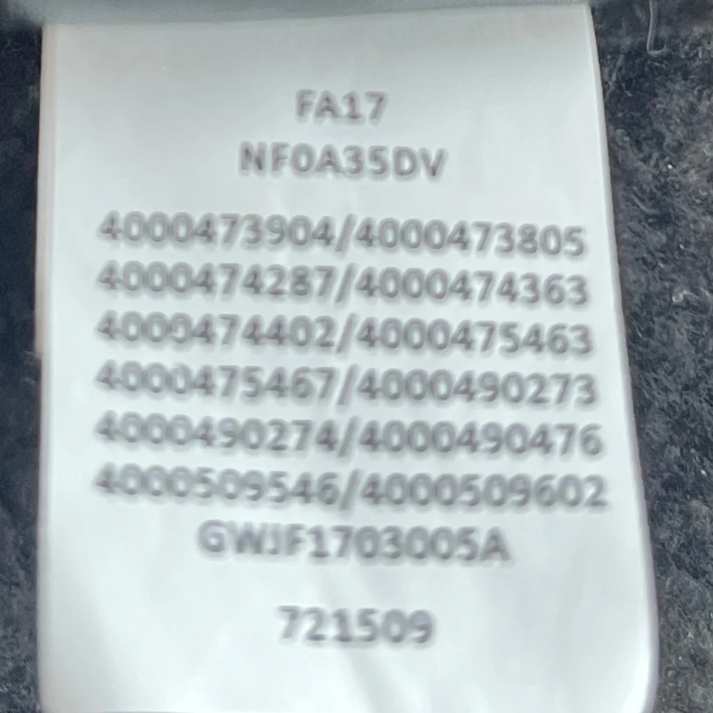 North Face Mens Zip Up Jacket Size Large